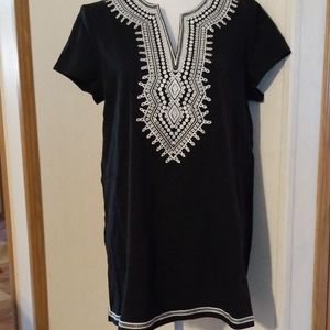T10 - Black V neck blouse